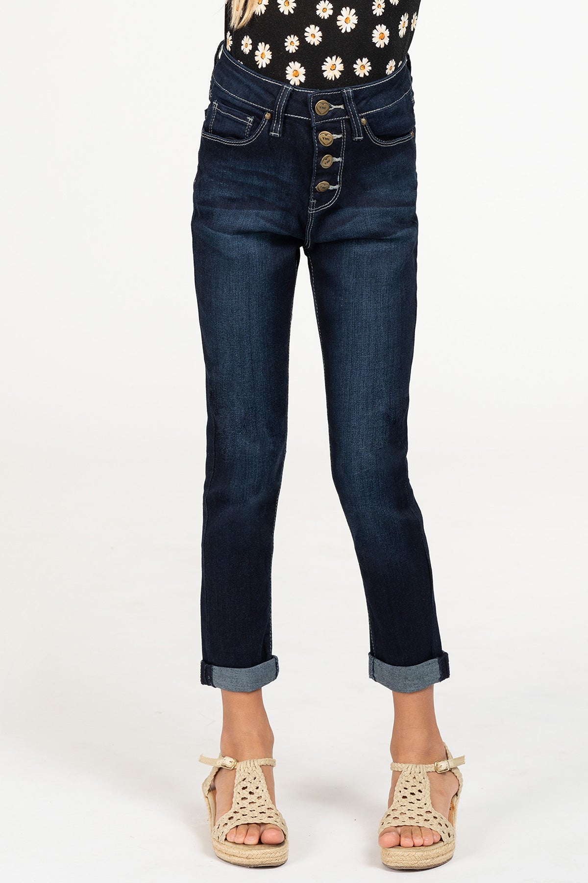 Button Fly Jeans & Casual - Angels and Arrows Boutique